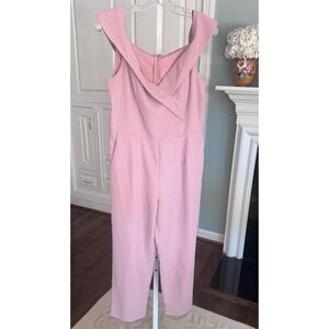 Gianni Bini Women's Blush Pink Sleeveless Jumpsuit Size‎ L One-Piece
